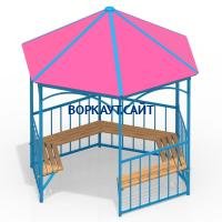 Беседка с лавками МАФ 4120 в Чите