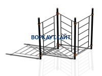 Спортивный комплекс воркаут ВС-80 в Чите Спортивный комплекс воркаут ВС-80 в Чите