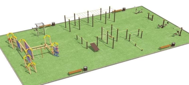 Проект спортивной площадки для любого возраста - 1 096 200 рублей. в Чите