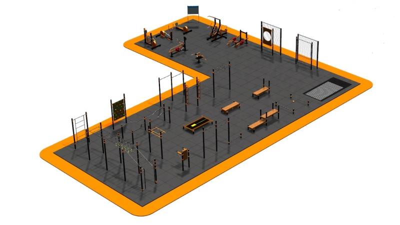 Дизайн проект спортплощадки Угловая в Чите