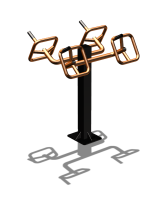 Уличный тренажер  "Штурвал двойной"  УТ201 в Чите