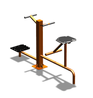 Уличный тренажер "Твистер стоя Твистер сидя" УТ323 в Чите