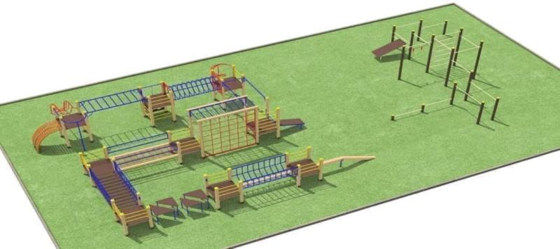 Проект спортплощадки с полосой препятствий - 1 178 100 рублей в Чите