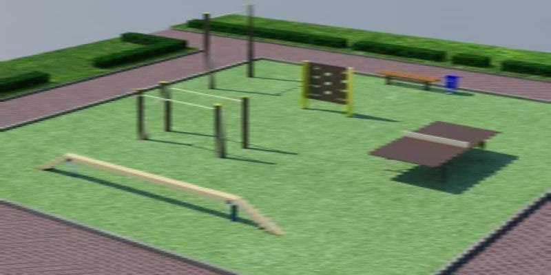 Проект спортплощадки мини спорт  в Чите