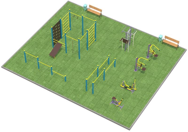 Проект спортплощадки 150 метров в Чите в Чите