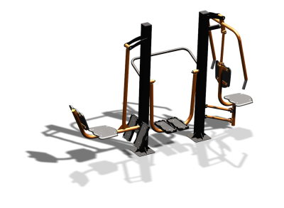 Уличный тренажер "Жим ногами Шагомер Жим от груди" УТ333 в Чите