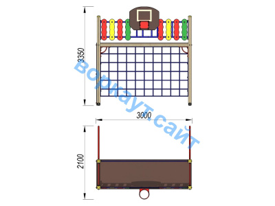 Детский спортивный комплекс ДСК 3101 в Чите