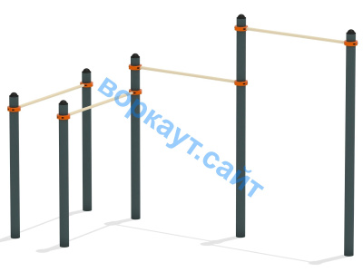 Турник двойной с брусьями ВС-17 в Чите