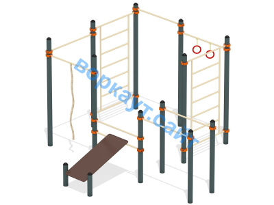 Спортивный комплекс воркаут ВС-47 в Чите