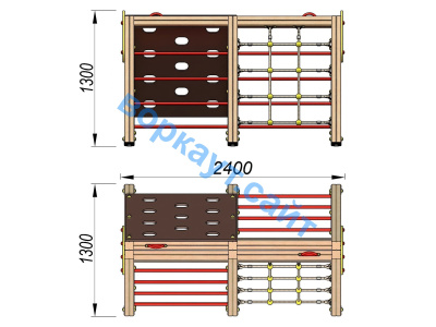 Детский спортивный комплекс ДСК 3203 в Чите
