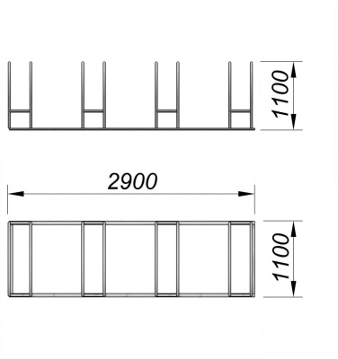 Велопарковка МАФ 6002 в Чите