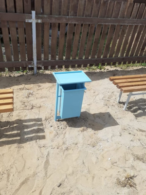 Урна с крышкой МАФ 1631 в Чите