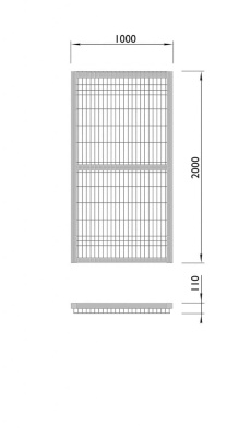 Калитка спортивной площадки МАФ 5105 в Чите