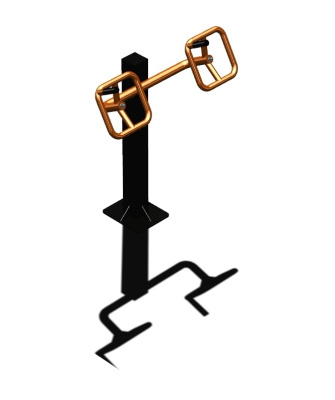 Уличный тренажер "Штурвал одинарный" УТ 122 в Чите