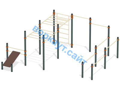 Спортивный комплекс воркаут ВС-50 в Чите