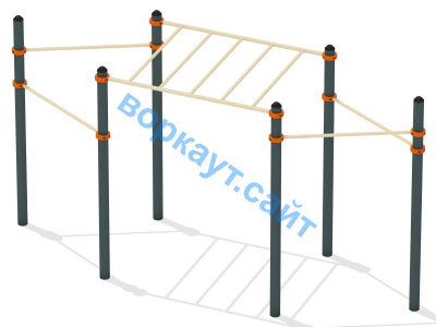 Турник разноуровневый с рукоходом ВС-26 в Чите