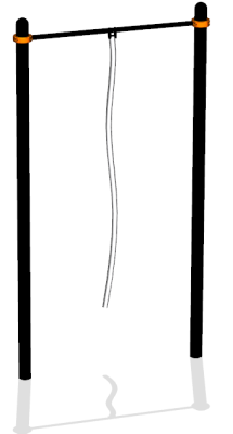 Турник с гимнастическим канатом ВС-34 в Чите