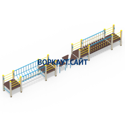 Детский спортивный комплекс Двойной мостик ДСК 3115 в Чите