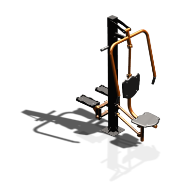 Уличный тренажер "Жим от груди Степпер" УТ342 в Чите