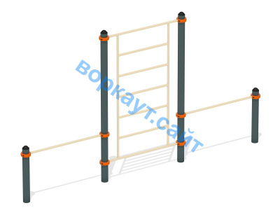 Шведская стенка с перекладинами ВС-13 в Чите