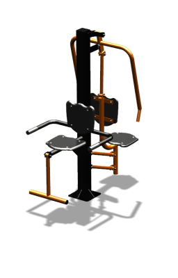 Уличный тренажер "Жим от груди Флекс" УТ324 в Чите