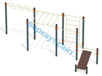 Спортивный комплекс воркаут ВС-45 в Чите