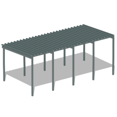 Теневой навес трибун МАФ 4130 в Чите