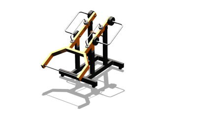 Силовой уличный тренажер  "Мультиштанга"  УТ417 в Чите