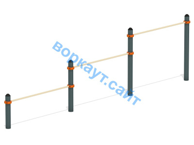 Каскад турников тройной ВС-6 в Чите