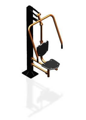 Уличный тренажер "Жим от груди одинарный" УТ 111 в Чите