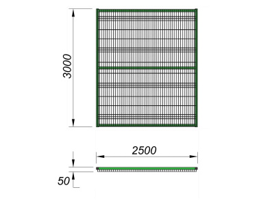 Ограждение спортивной площадки 2500х3000 МАФ 5103 в Чите