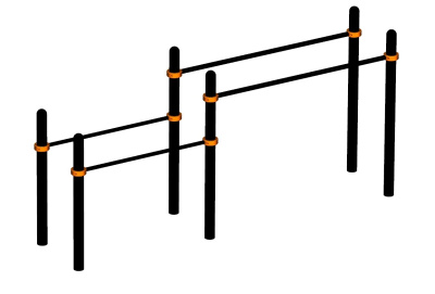 Брусья разновысокие ВС-15 в Чите