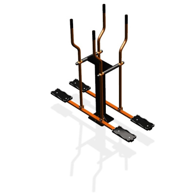 Уличный тренажер  "Лыжи двойные"   УТ210 в Чите