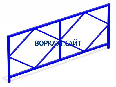 Ограждение площадки МАФ 5001 в Чите
