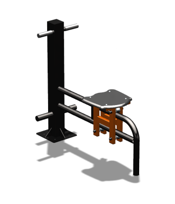 Уличный тренажер "Каталка одинарная" УТ 123 в Чите