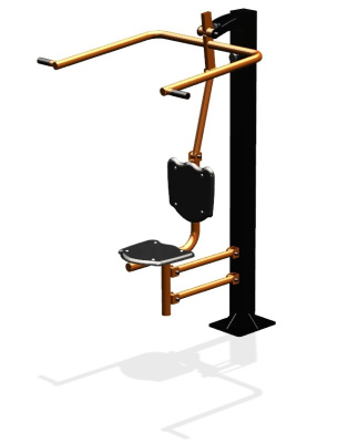 Уличный тренажер "Верхняя тяга одинарный" УТ 114 в Чите