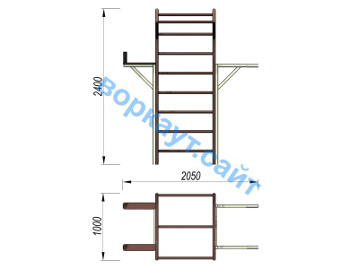 Детский спортивный комплекс 3 в 1 ДСК 3103 в Чите