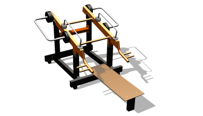 Силовой уличный тренажер  "Жим от груди"  УТ422 в Чите