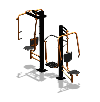 Уличный тренажер "Жим от себя Шагомер Баттерфляй" УТ303 в Чите