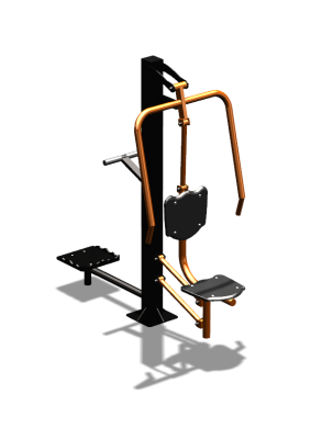 Уличный тренажер "Жим от груди Твистер" УТ328 в Чите