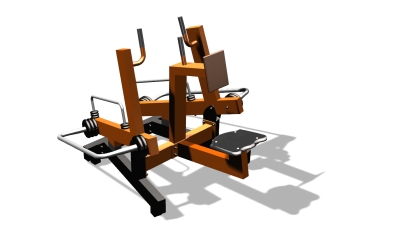 Силовой уличный тренажер  "Рычажная тяга"  УТ419 (тренажер находится на оптимизации у производства  и внешне может отличится от заявленной картинки в Чите