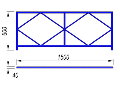 Ограждение площадки МАФ 5001 в Чите