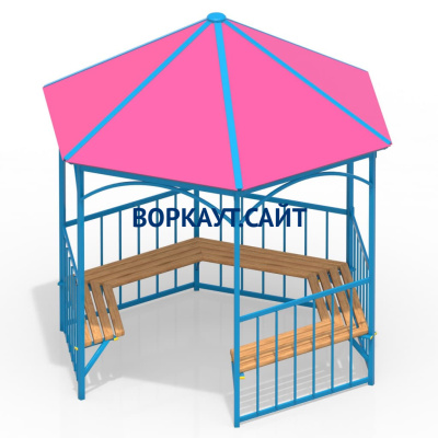 Беседка с лавками МАФ 4120 в Чите