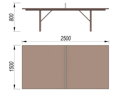 Теннисный стол МАФ 3517 в Чите