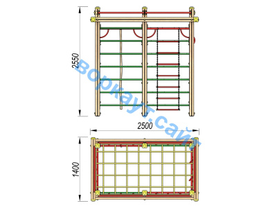 Детский спортивный комплекс ДСК 3108 в Чите