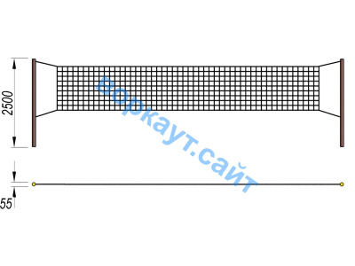 Волейбольные стойки СИО 3515 в Чите