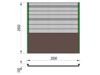 Ограждение хоккейной коробки МАФ 5202 в Чите