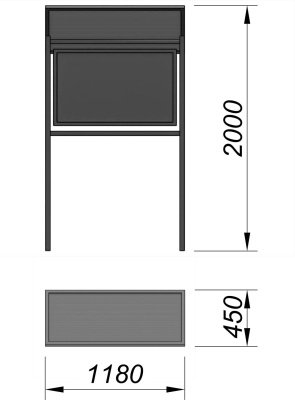 Информационный стенд МАФ 6006 в Чите