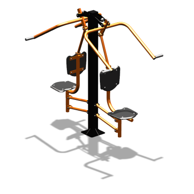 Уличный тренажер  "Верхняя тяга двойная"  УТ207 в Чите