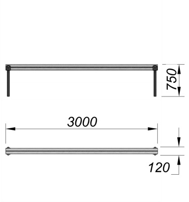 Бум бревно ДСК 3540 в Чите